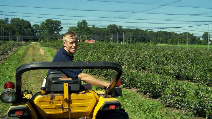 Steve Kustermans at the adventure farm in 2010
