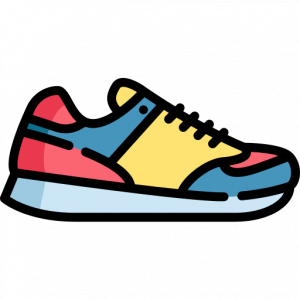 Close-toed sandals or running shoes