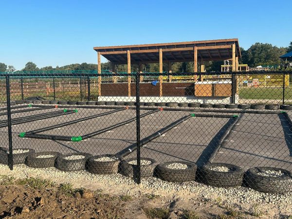 Go-kart track at the Rev'd Up Speedway attraction at Kustermans farm