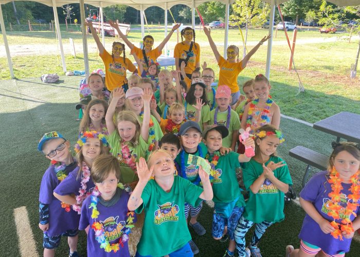 Children enjoying a summer day camp in London Ontario at Kustermans Farm